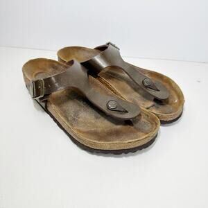 Birkenstock Gizeh Birko-Flor Graceful Toffee Sandal Women 5/EU36 Regular Fit